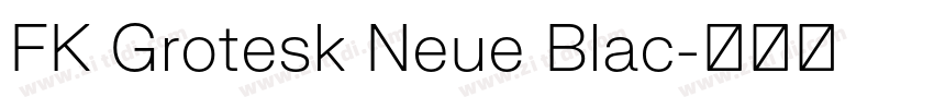 FK Grotesk Neue Blac字体转换 FK Grotesk Neue Blac字体转换
